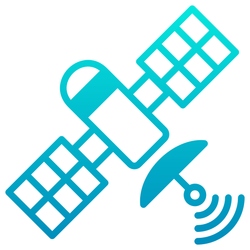 tecnología satelital icono gratis