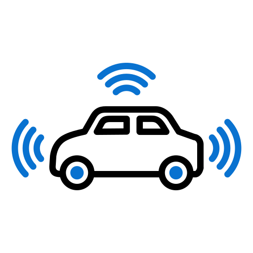 vehículo autónomo icono gratis