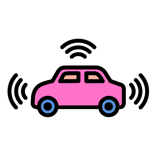 Autonomous vehicle free icon