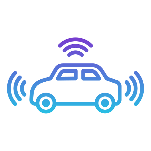 vehículo autónomo icono gratis
