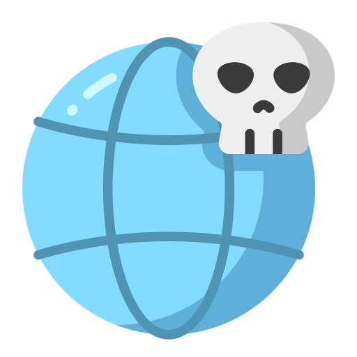 piratería informática global icono gratis