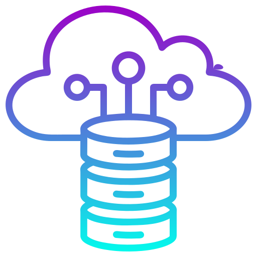 almacenamiento en la nube icono gratis