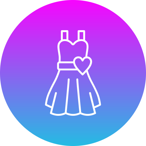 vestido de novia icono gratis