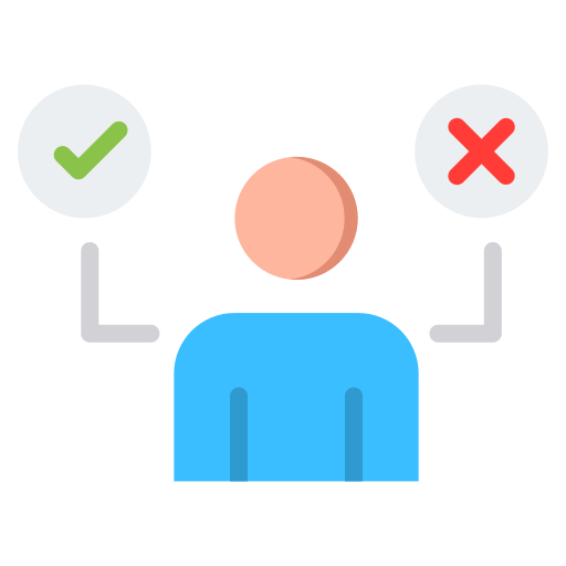 elección icono gratis