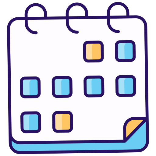 calendário grátis ícone