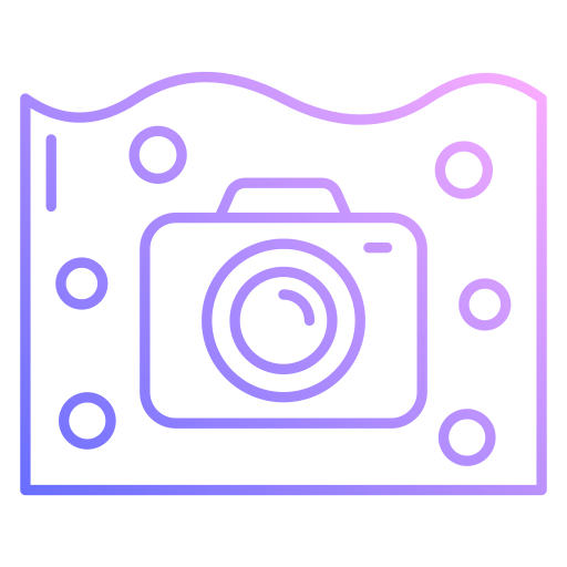 수중 사진 무료 아이콘