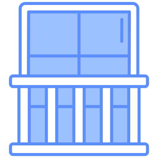 ventana del balcón icono gratis