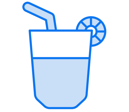 Orange juice free icon