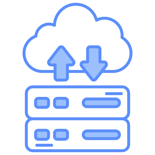 almacenamiento en la nube icono gratis