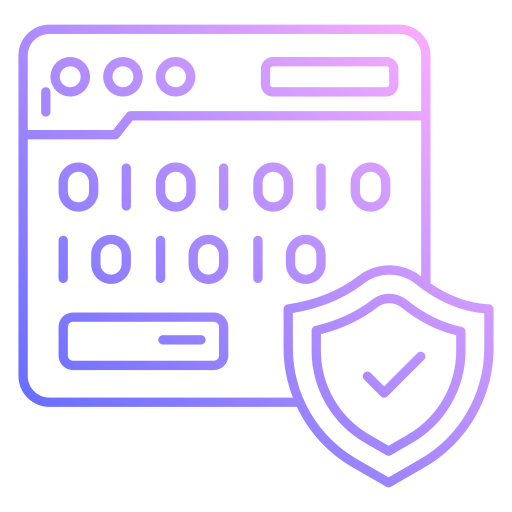 programación segura icono gratis