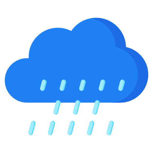 lluvia pesada icono gratis