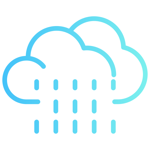 lluvia pesada icono gratis