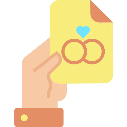 Приглашение на свадьбу бесплатно иконка