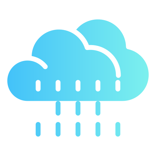 lluvia pesada icono gratis