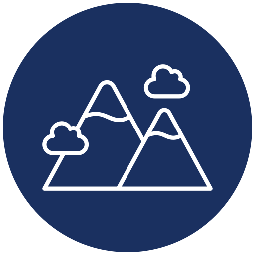 montañas icono gratis