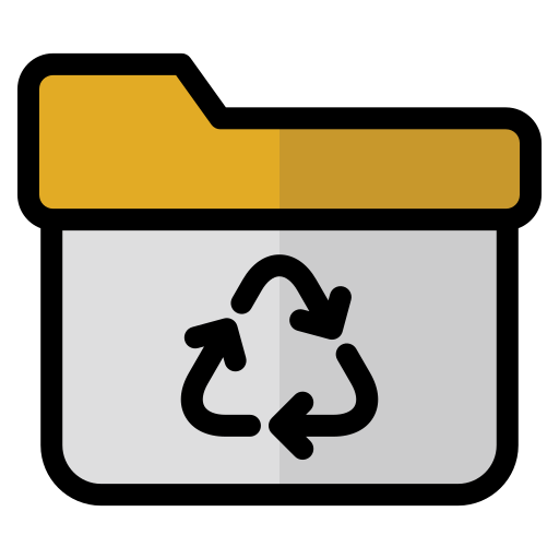 reciclaje de papel icono gratis