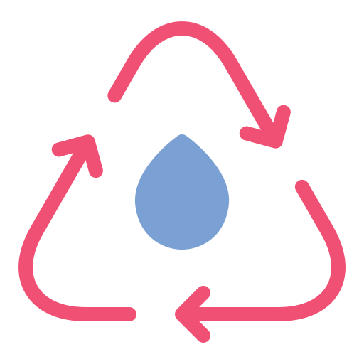 recycler l'eau Icône gratuit