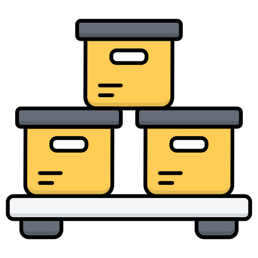 existencias icono gratis