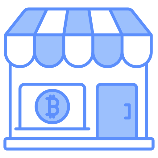 tienda de bitcoins icono gratis