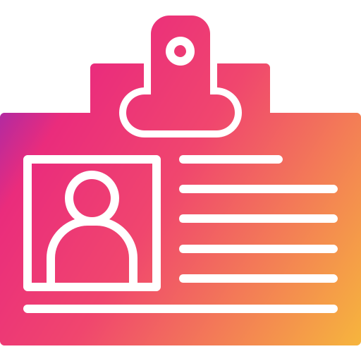 tarjeta de identificación icono gratis