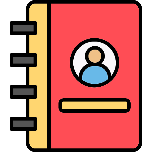 연락처 목록 무료 아이콘