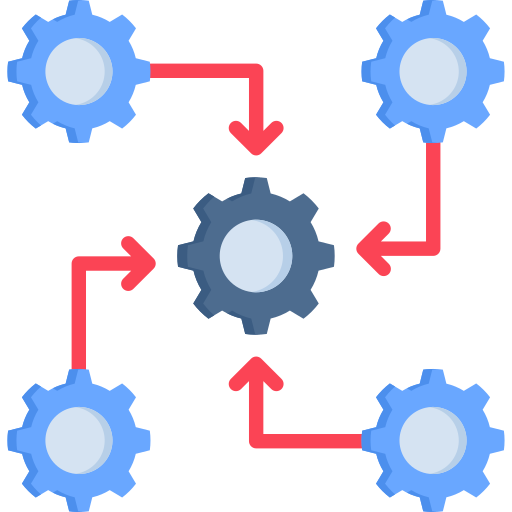 integración icono gratis