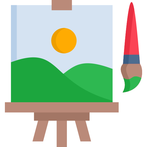 obra de arte icono gratis