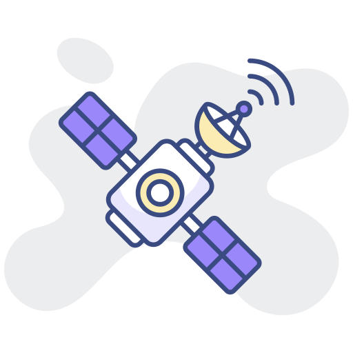 satélite artificial icono gratis
