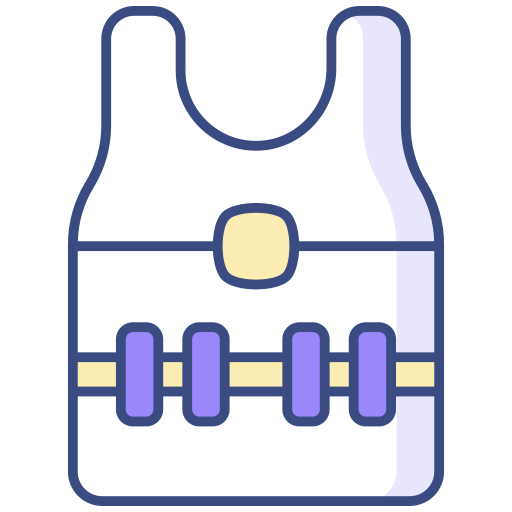 Bulletproof jacket free icon