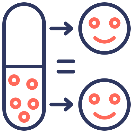 위약 무료 아이콘 위약 무료 아이콘