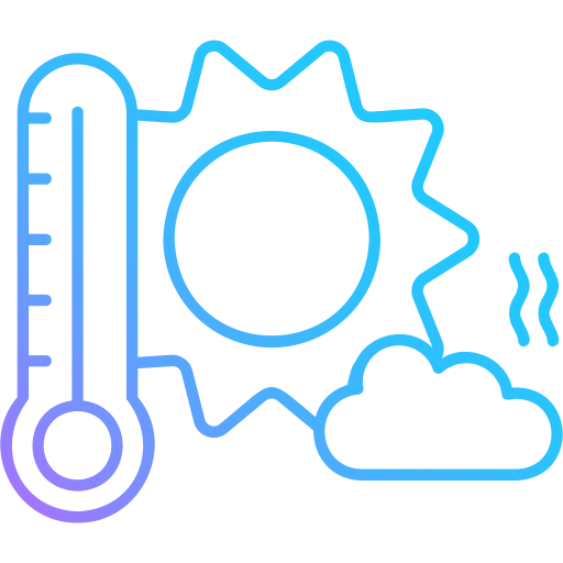 ola de calor icono gratis