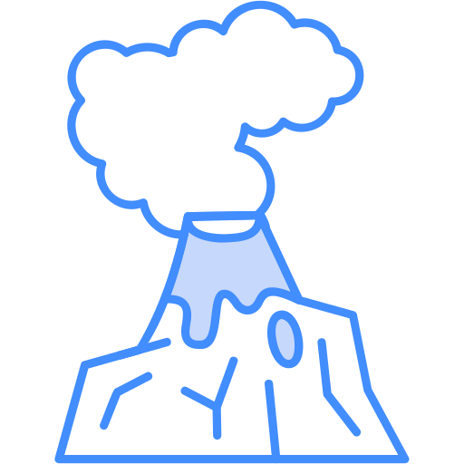 Volcano eruption free icon Volcano eruption free icon