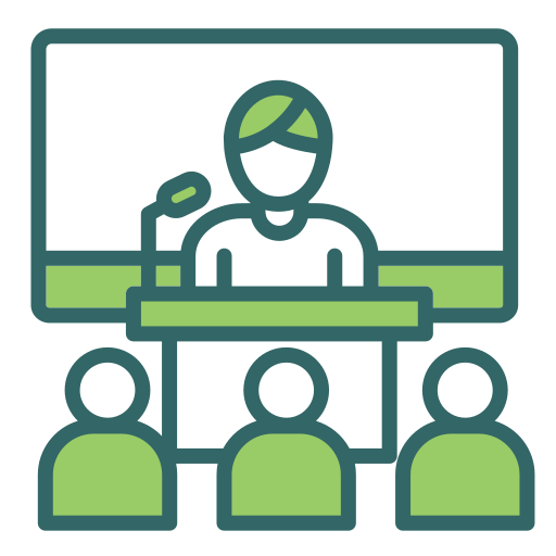 conferencia icono gratis