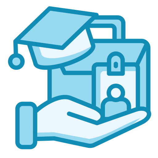 pasantía icono gratis