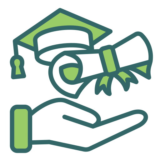 graduación icono gratis