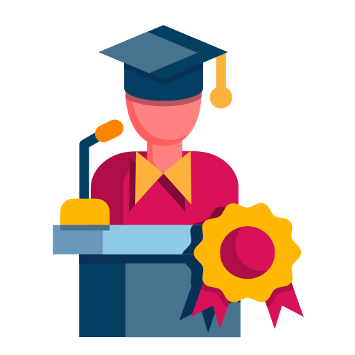 graduación icono gratis