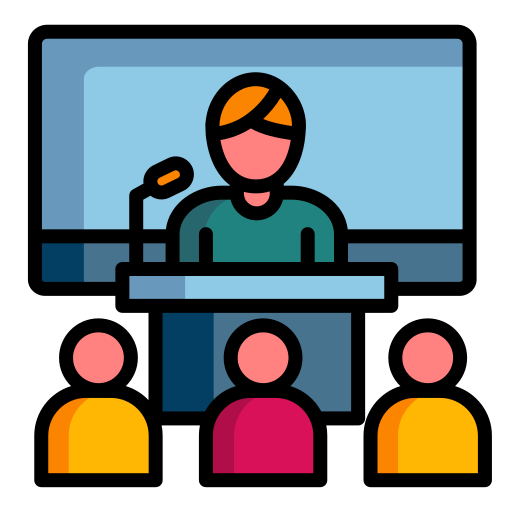 conferencia icono gratis