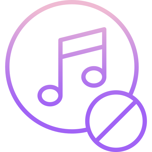 Music Icongeek26 Outline Gradient icon