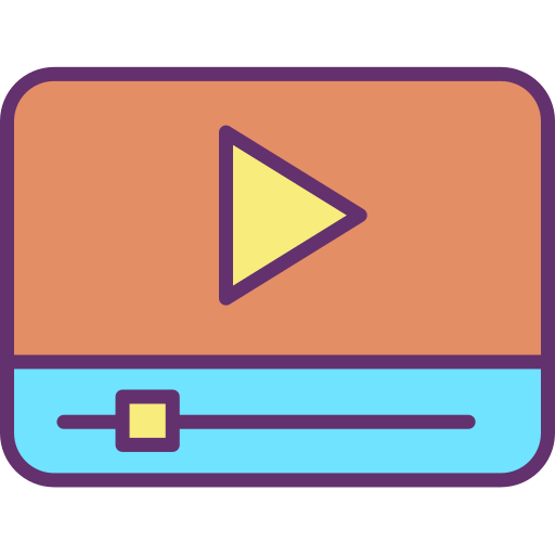 reproductor multimedia icono gratis