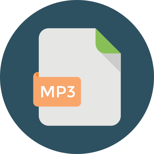 carpeta de mp3 icono gratis