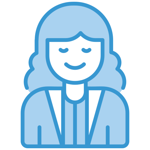 mujer de negocios icono gratis