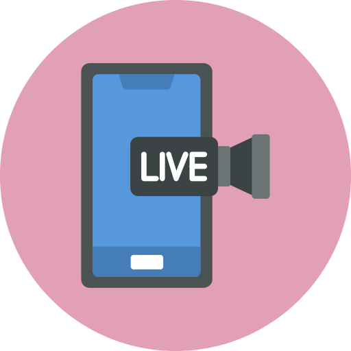 Streaming free icon Streaming free icon