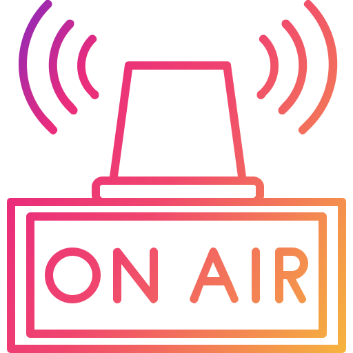 On air free icon On air free icon