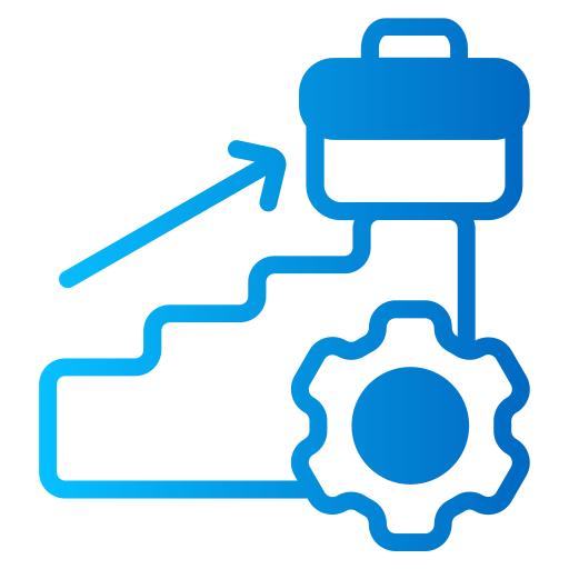 crecimiento profesional icono gratis