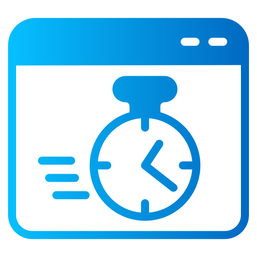 tiempo de respuesta icono gratis