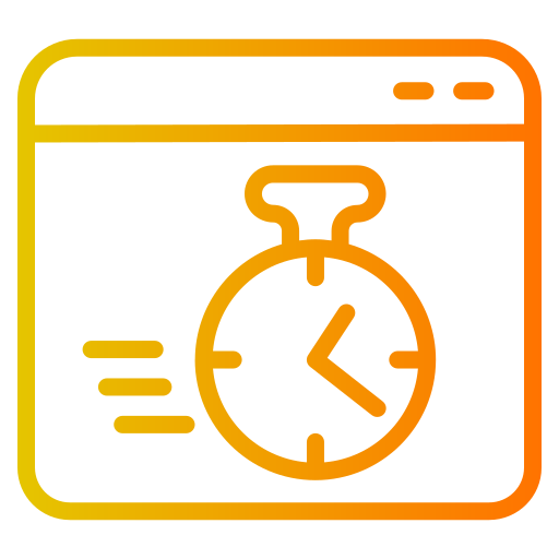tiempo de respuesta icono gratis