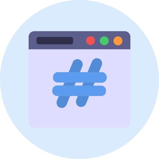 hashtags icono gratis