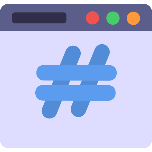 hashtags icono gratis