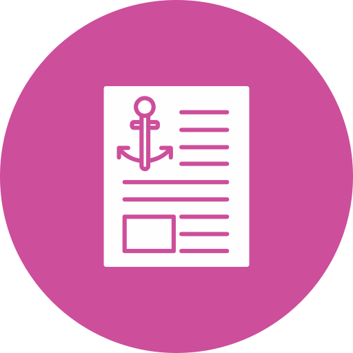 Anchor text free icon Anchor text free icon