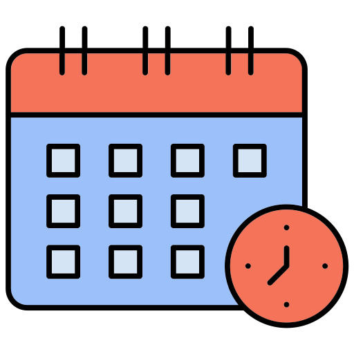 alerta de calendario icono gratis